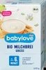 Abendbrei Milch Bio Grieß