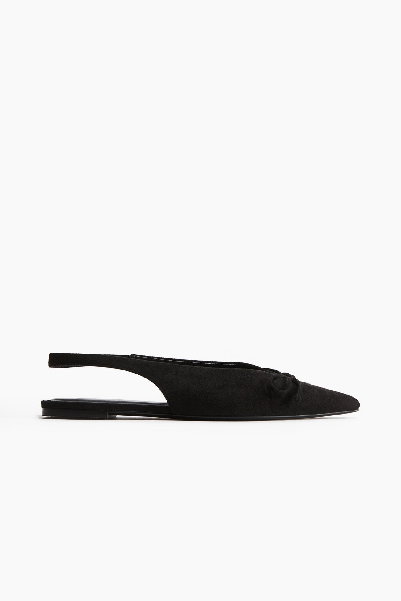 Slingpumps mit Zierschleife