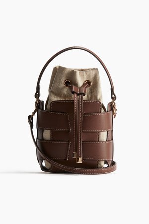 Crossbody Bucket Bag