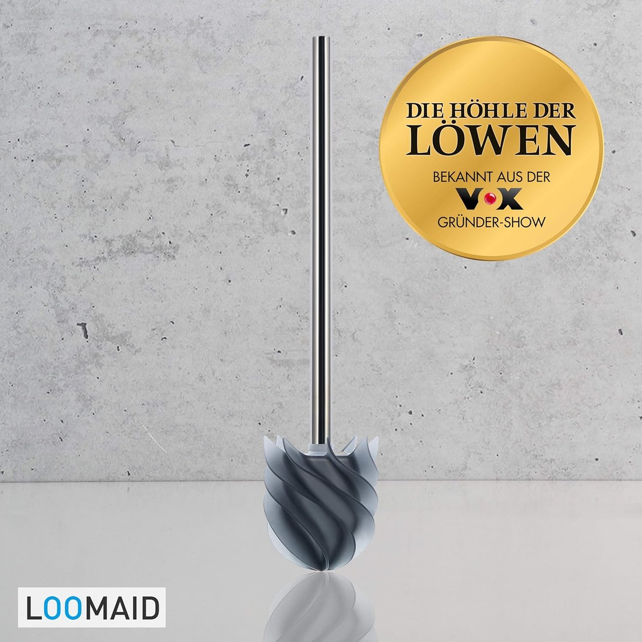 Loomaid Silikon WC-Bürste mit Lotuseffekt