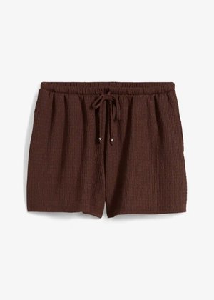Schlupf-Shorts aus strukturiertem Crêpe