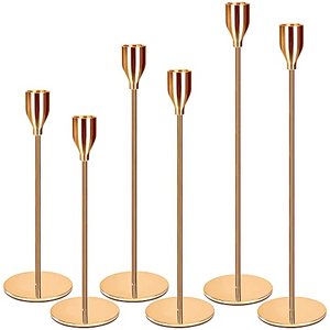 Kerzenständer Gold 6 Stück