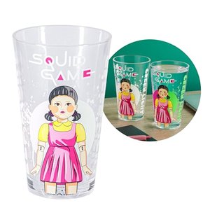 Paladone Squid Game Glass Drinkware - Offizielles Lizenzprodukt