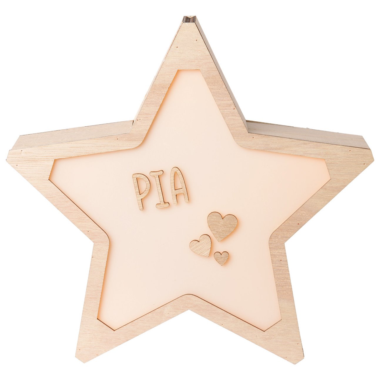 Personalisierbarer LED-Leuchtstern