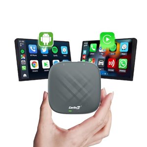 CarlinKit 2025 Wireless CarPlay & Android Auto AiBox Adapter, für Autos mit kabelgebundenem CarPlay,